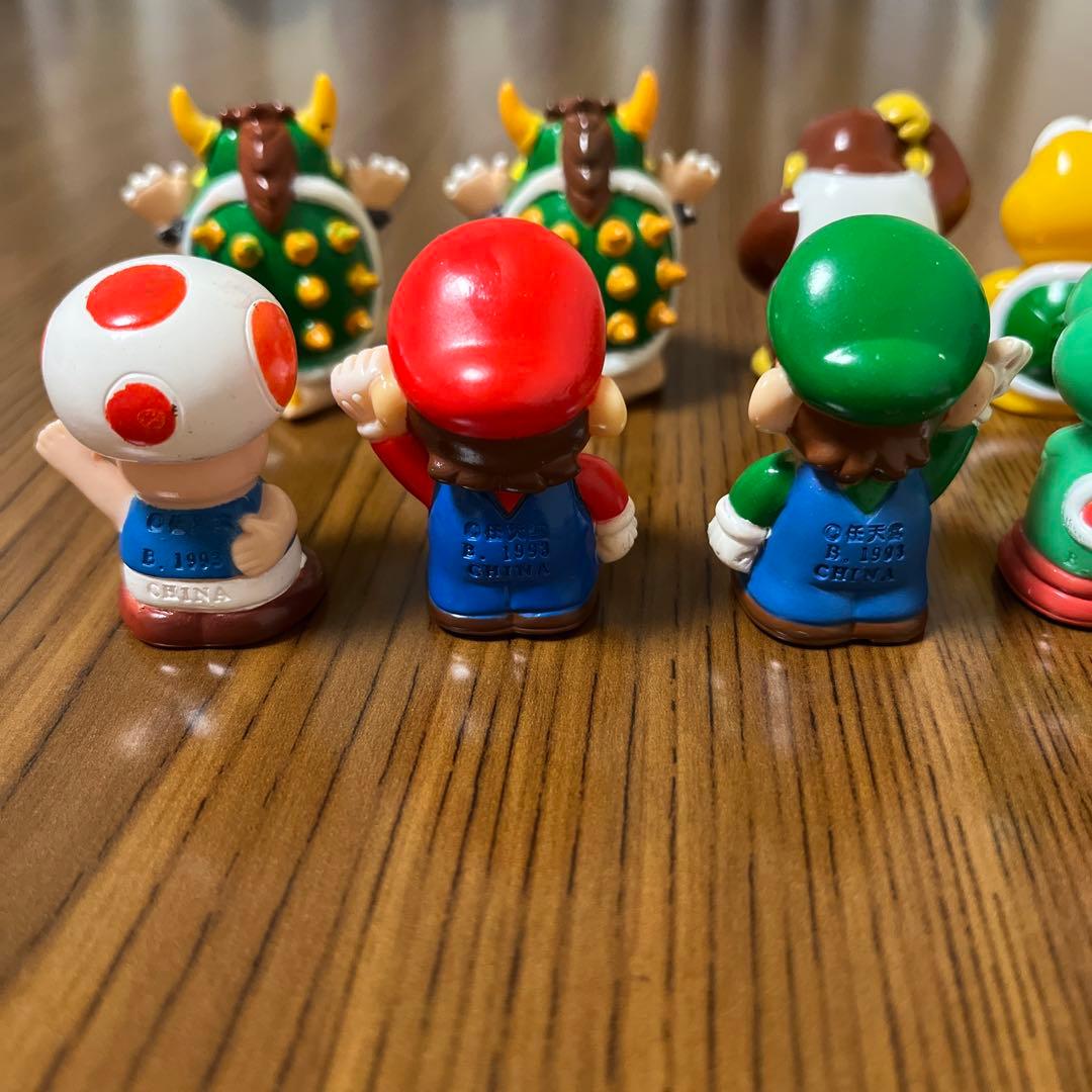 スーパーマリオ 指人形セット 90年代 レトロ - メルカリ