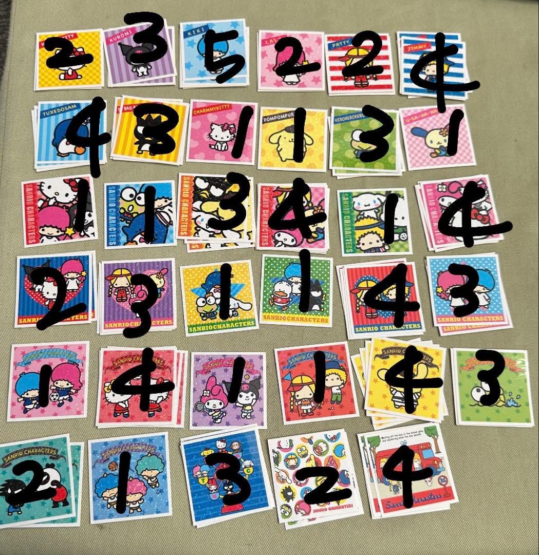 サンリオ サンリオキャラクターズ シールコレクション バラ売り 即購入