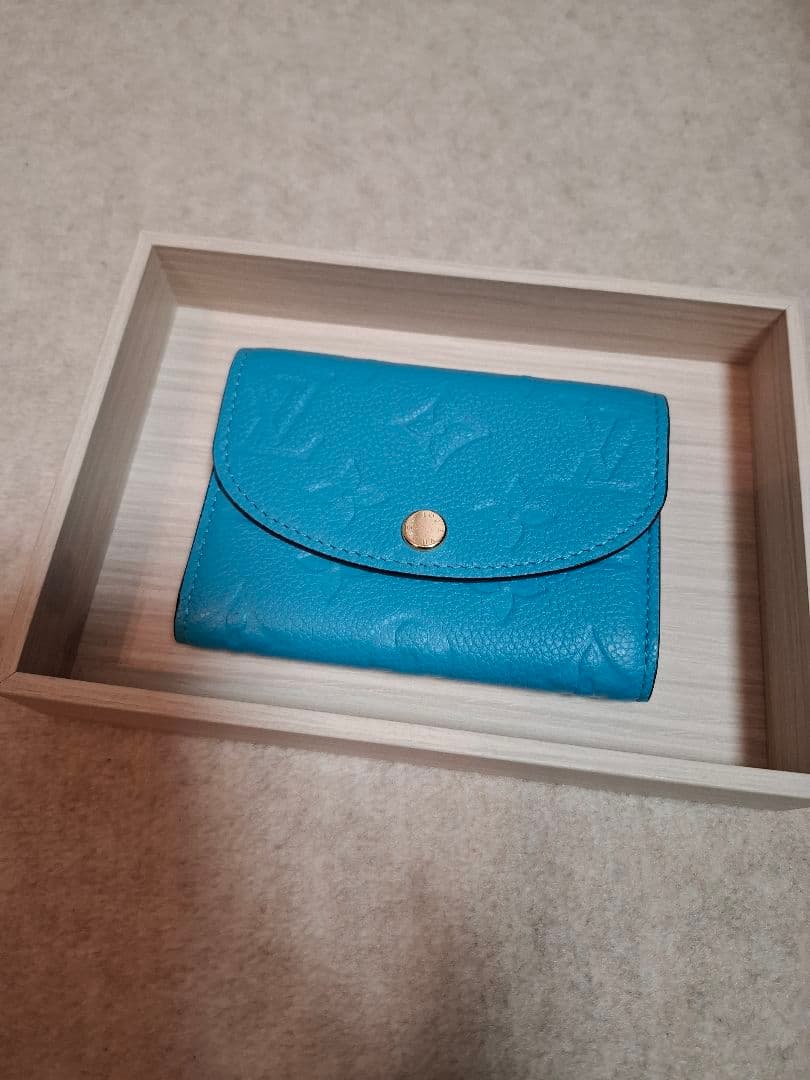 【モナモナ】ポルトモネ・ロザリ☆財布☆ターコイズブルー