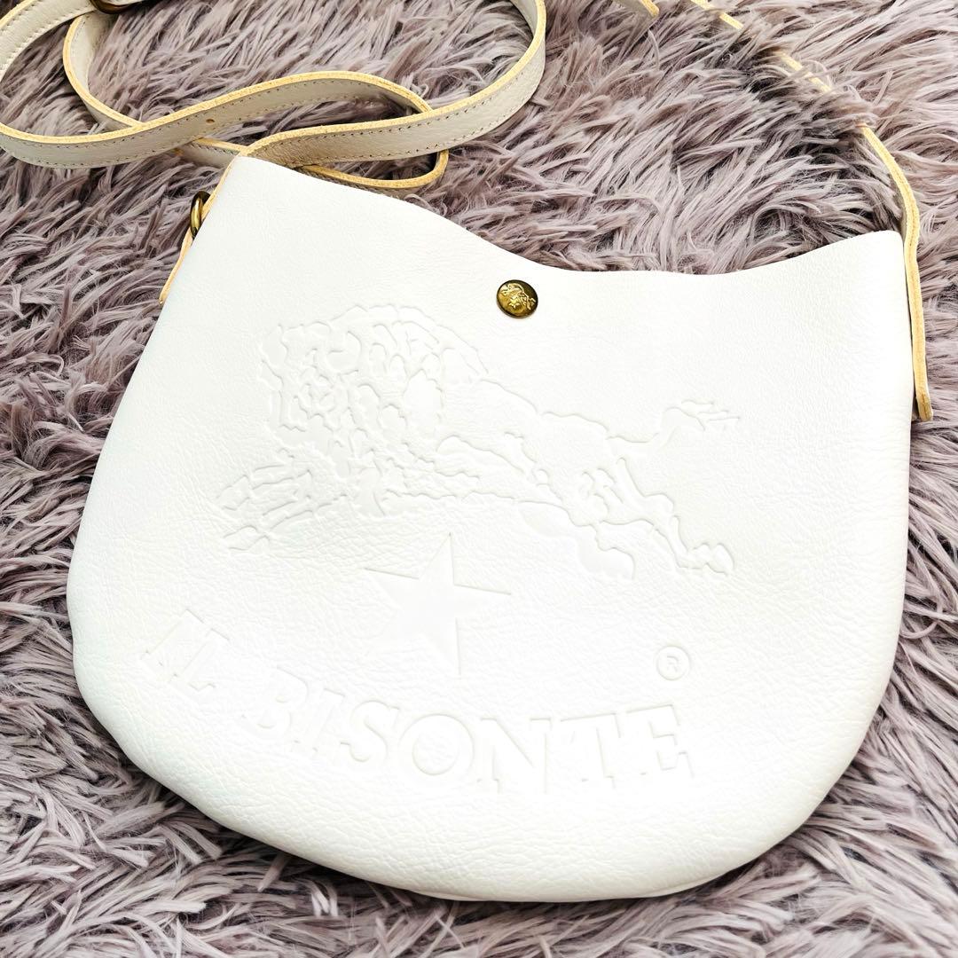 【未使用級】イルビゾンテ ショルダーバッグ ビッグロゴ ILBISONTE