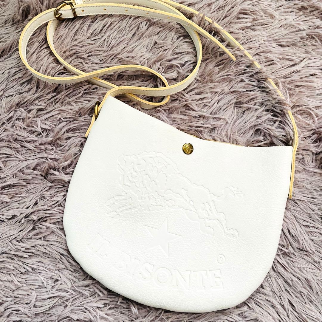 【未使用級】イルビゾンテ ショルダーバッグ ビッグロゴ ILBISONTE