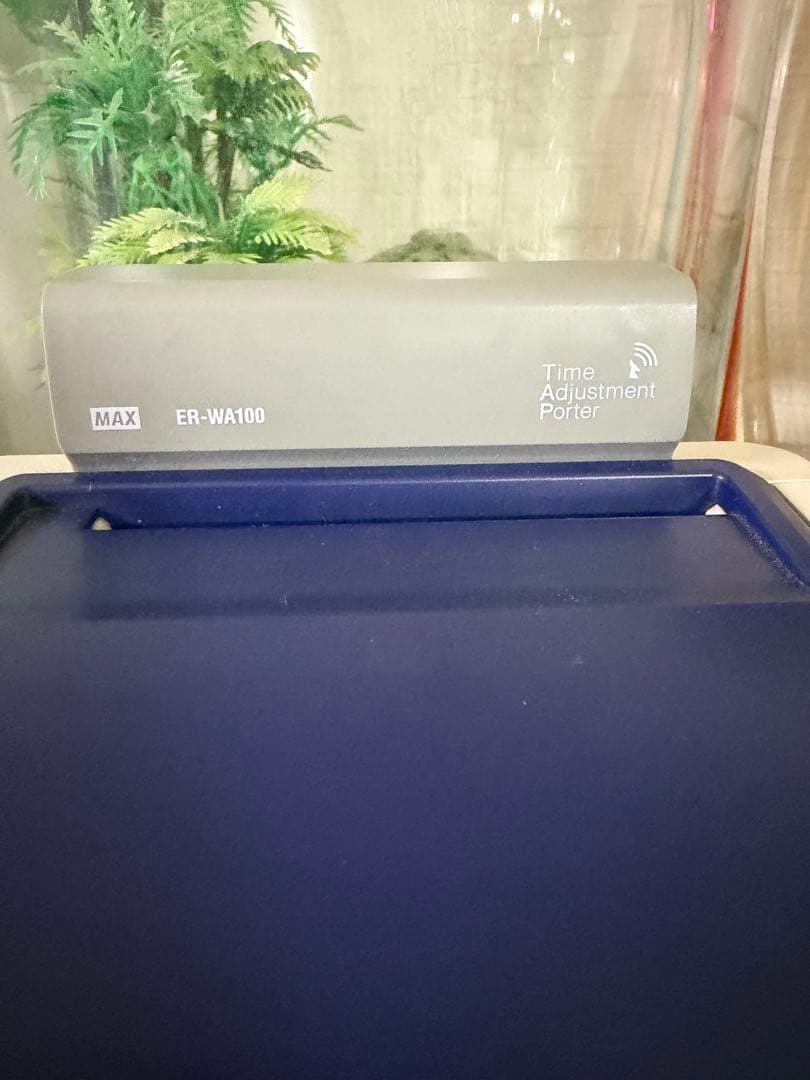 美品送料込‼️タイムレコーダー+電波受信ユニットセットMAX ER-110SUW