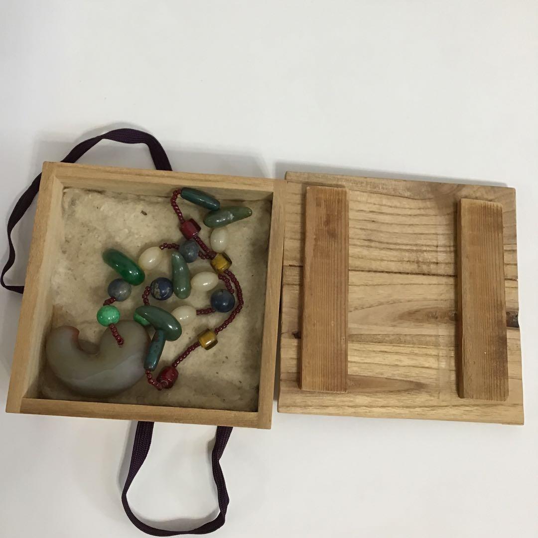 アンティーク 出土品 瑪瑙 勾玉 ネックレス 古墳時代 古代 浪漫 神話