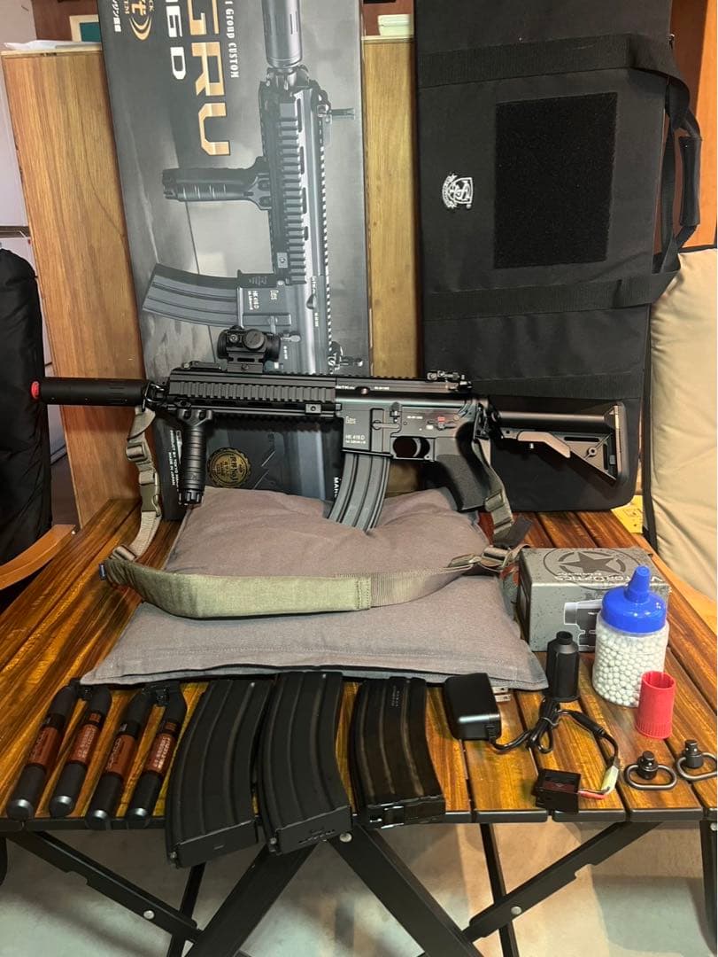 東京マルイ 電動ガン　DEVGRU Custom HK416D オプション多数
