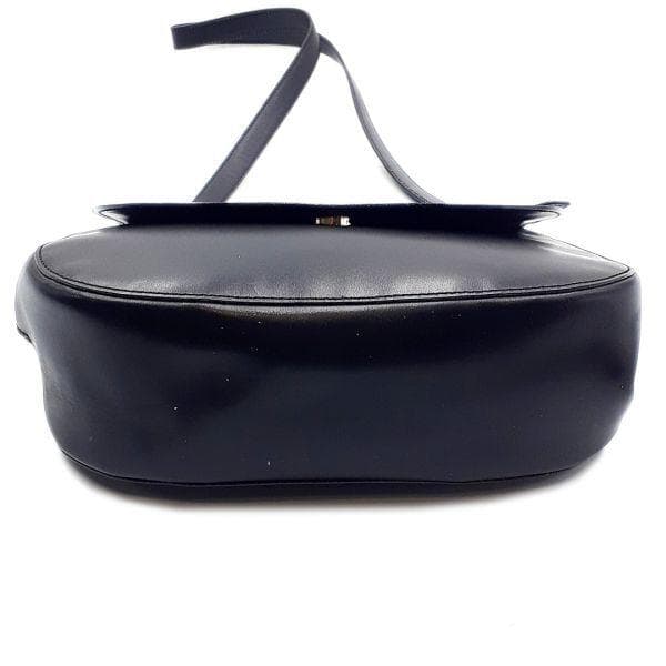 ◆外観美品◆ セリーヌ CELINE ショルダーバッグ 鞄 肩掛け レザー 黒系