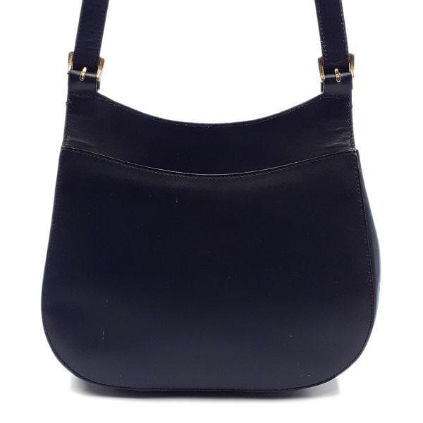 ◆外観美品◆ セリーヌ CELINE ショルダーバッグ 鞄 肩掛け レザー 黒系