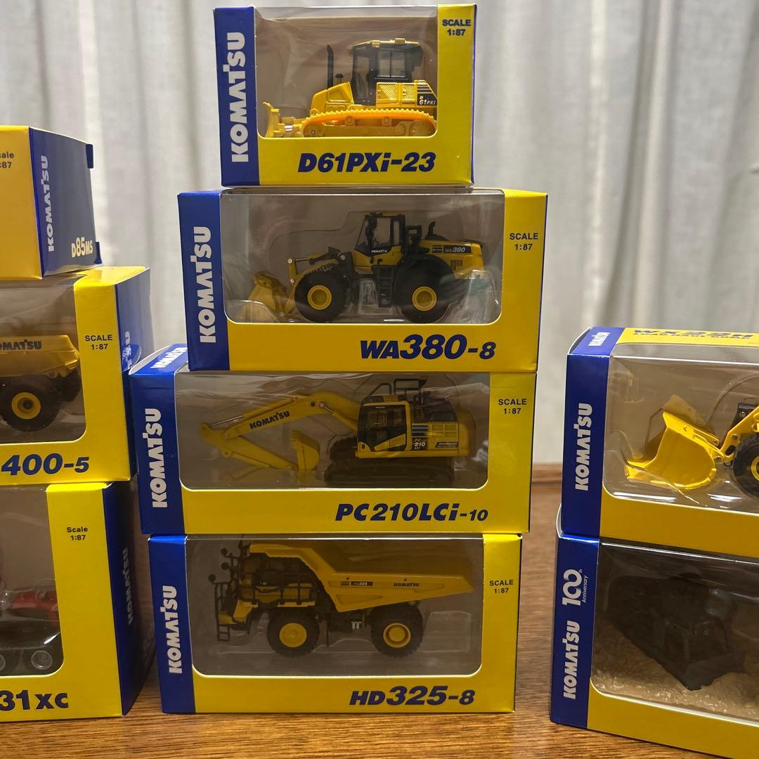 コマツ　非売品　株主限定配布品　オリジナル　ミニチュア　ミニカー　働く車　美品