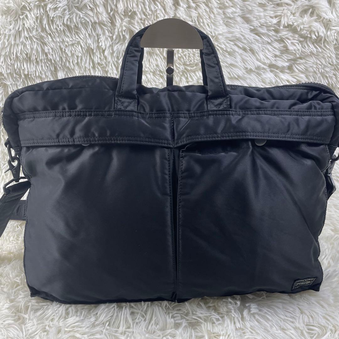 アントンPORTER TANKER ブラック ビジネスバッグ　2way