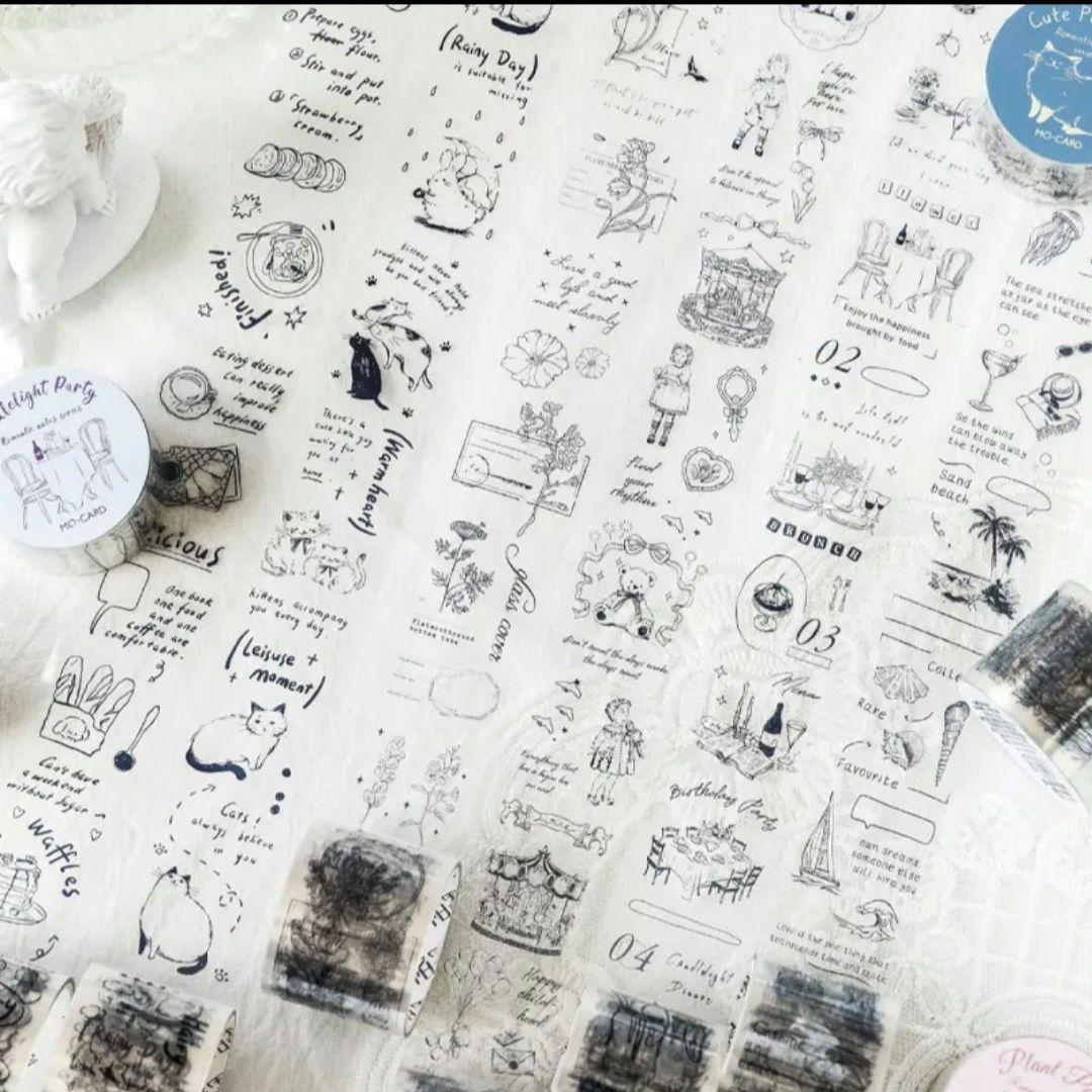 コラージュ PETテープ テープシール10種類