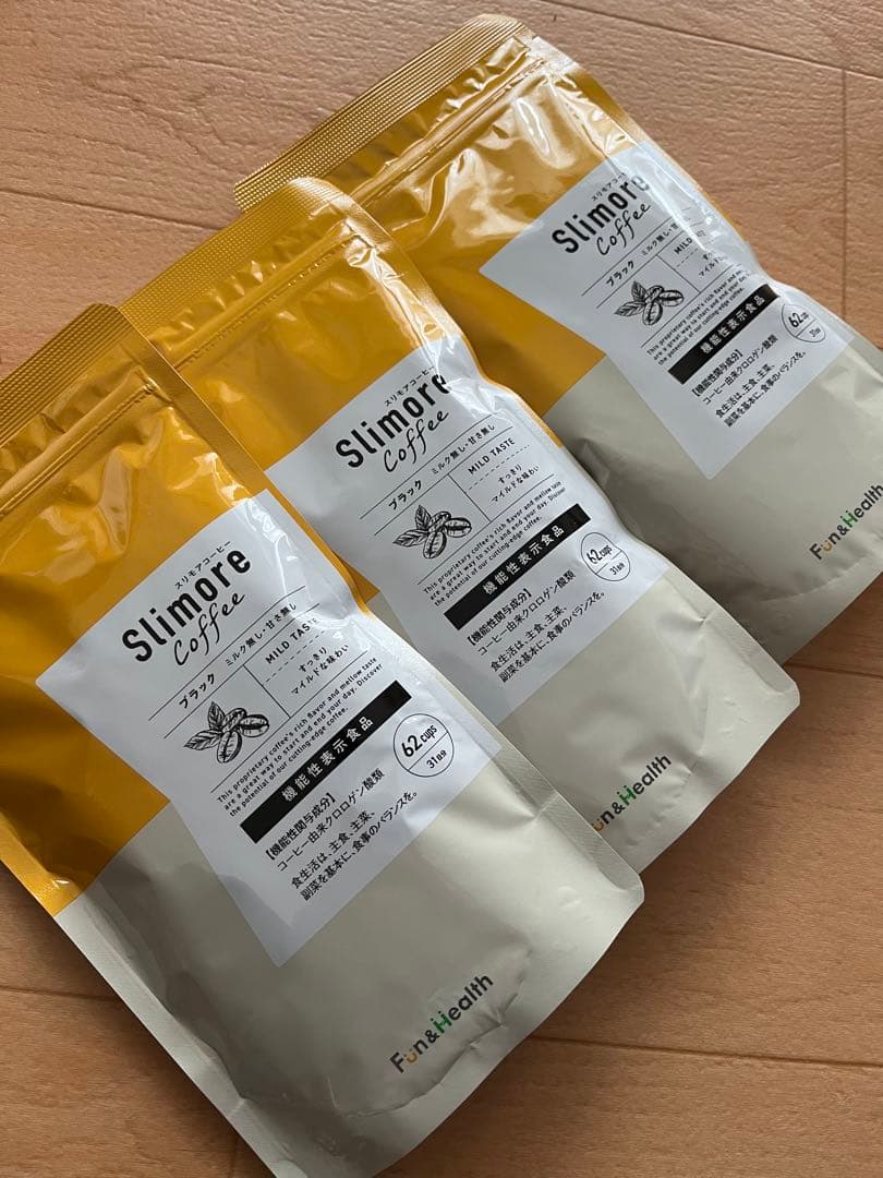 新日本製薬 slimore coffee スリモアコーヒー 31日分 3袋