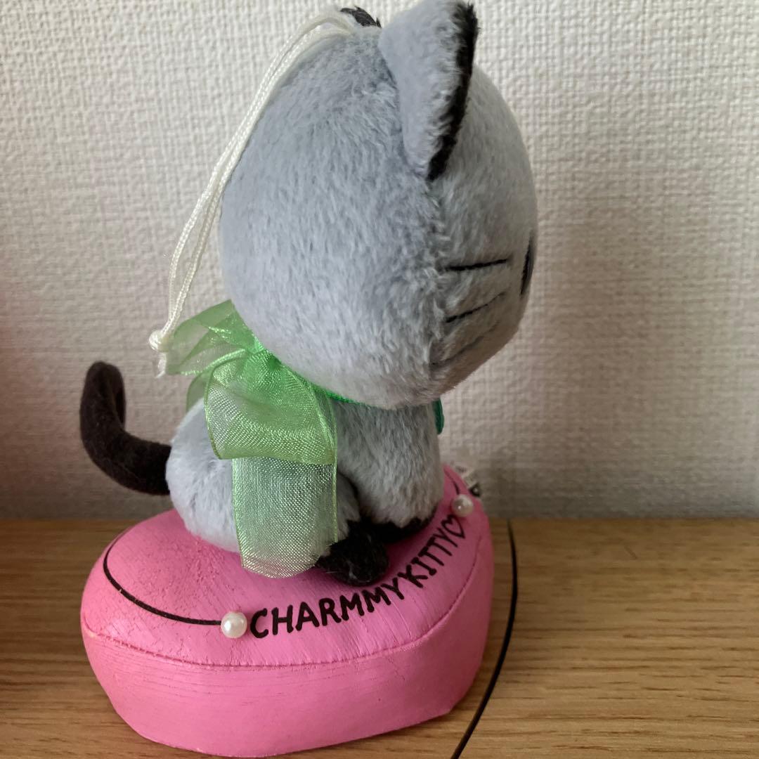 チャーミーキティ　ブラックオパールぬいぐるみ