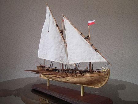 帆船模型完成品 ダブルボート　－あなたのお部屋に一層の品格を－