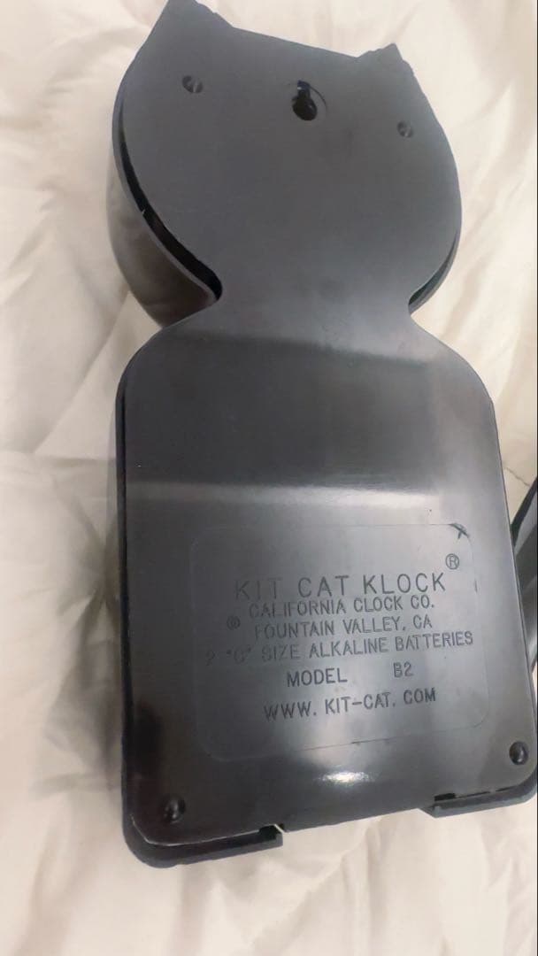 キットキャット　Kit-Cat Klock （ブラック）　時計