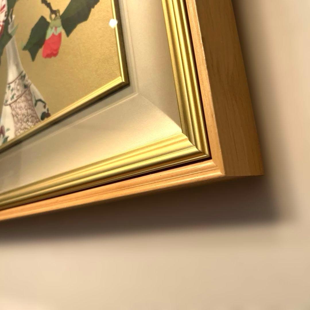 正規品）小倉遊亀リトグラフ（瓶花）滋賀県出身絵画版画