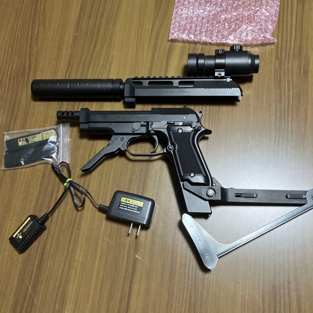 マルイ電動ガン　M9サプレッサー装着可能