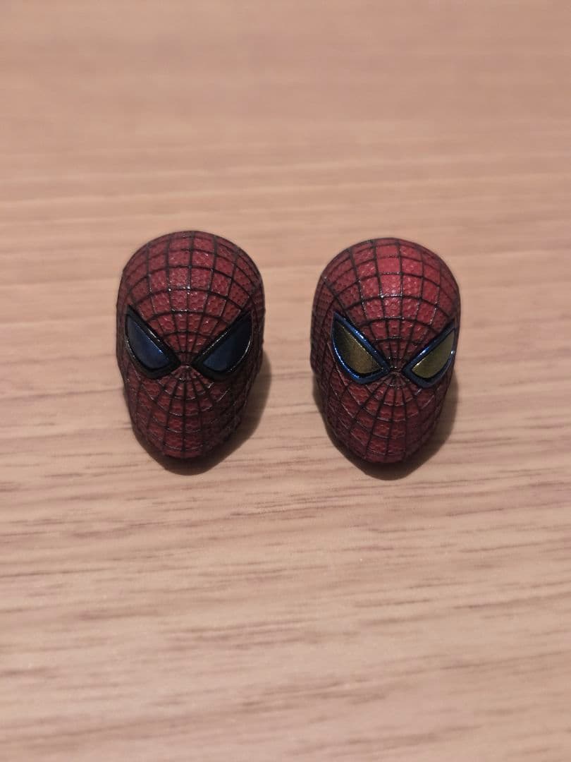 MAFEX アメイジング・スパイダーマン No.001 カスタムヘッド2個セット