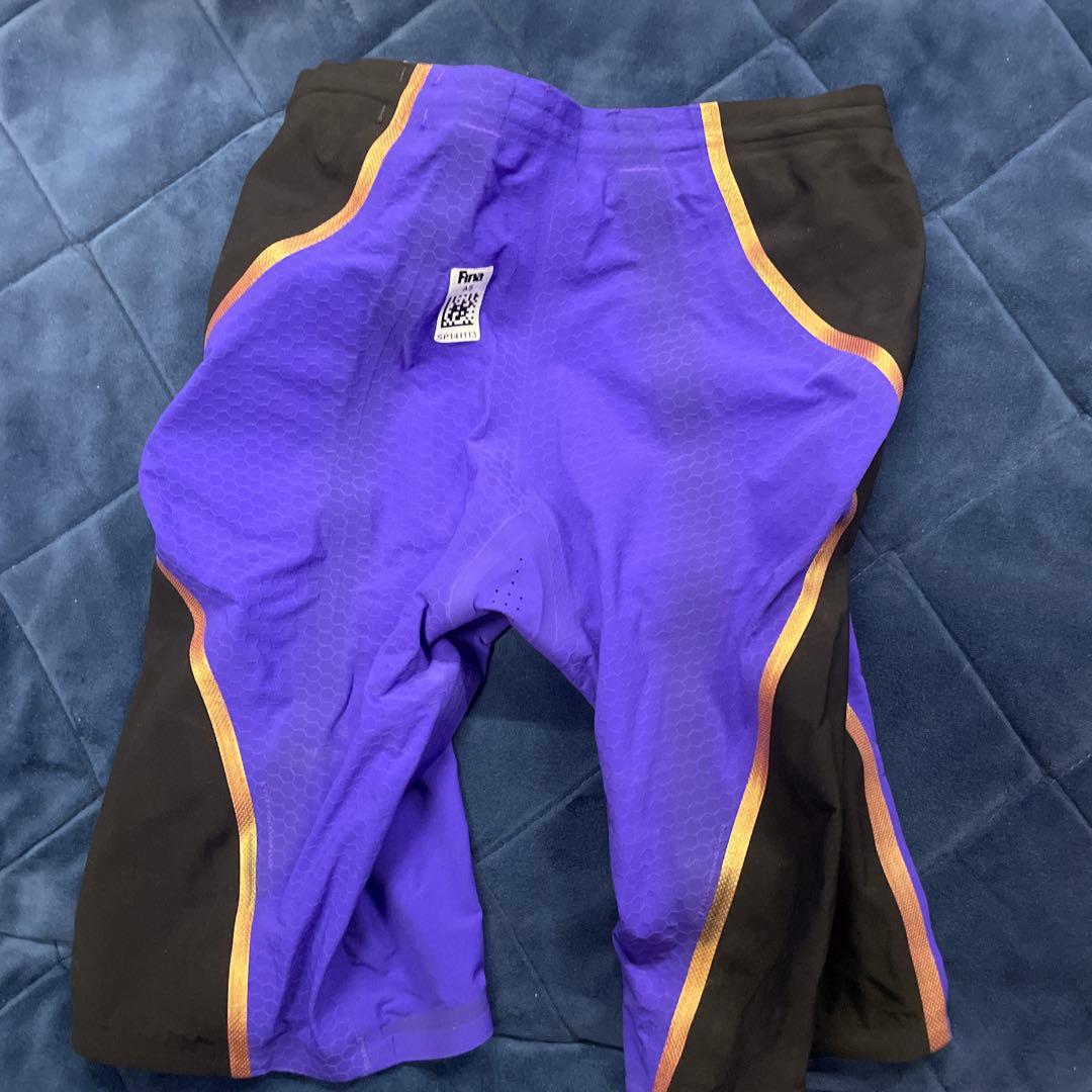 Speedo 競泳水着 24 紫 黒 女性用Speedo 水泳Speedo