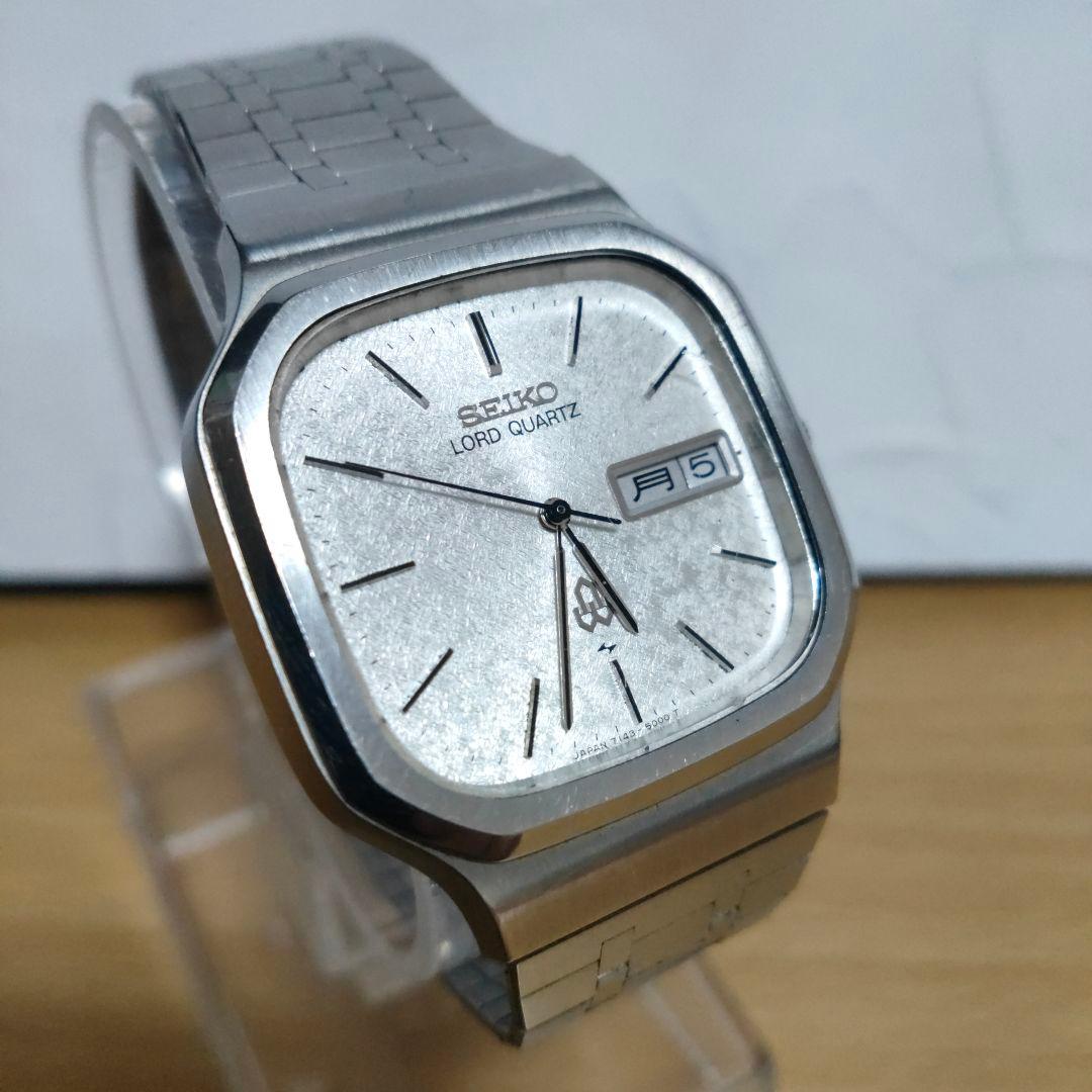 SEIKOセイコーロードクォーツ時計★電池入り稼働品
