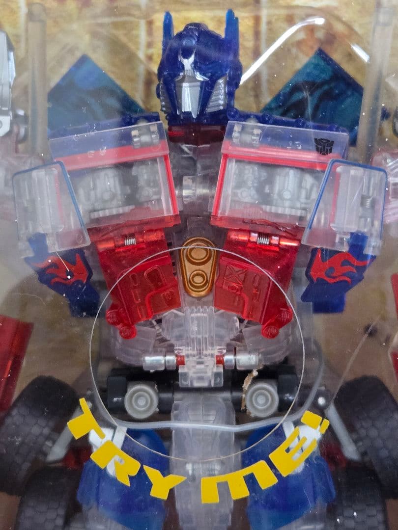 新品　トランスフォーマー たからとみぃくじ A賞 オプティマスプライム　クリア