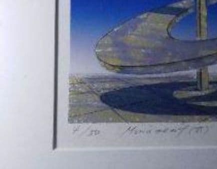 松村誠一　現代アートリトグラフサイン入りです