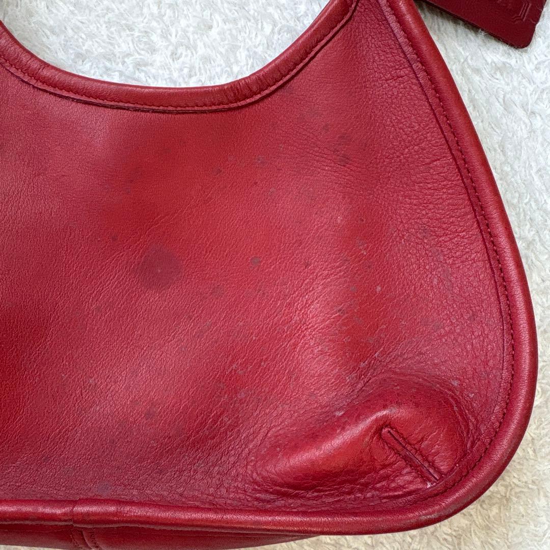 OLD COACH 9027 エルゴ ハンドバッグ レッド 希少 ミニバッグ