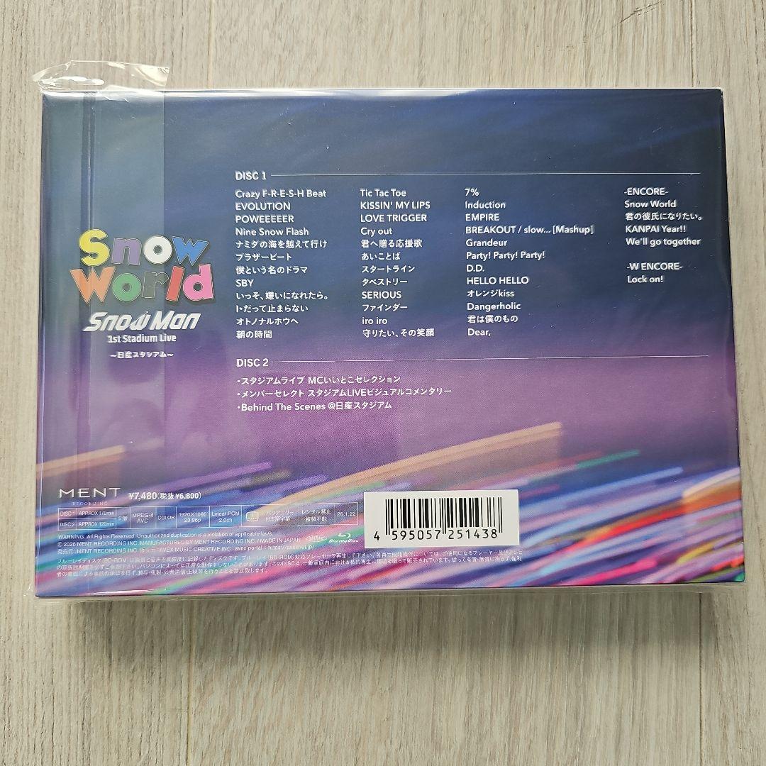 Snow Man 1st Stadium Live Blu-ray FC限定 - メルカリ