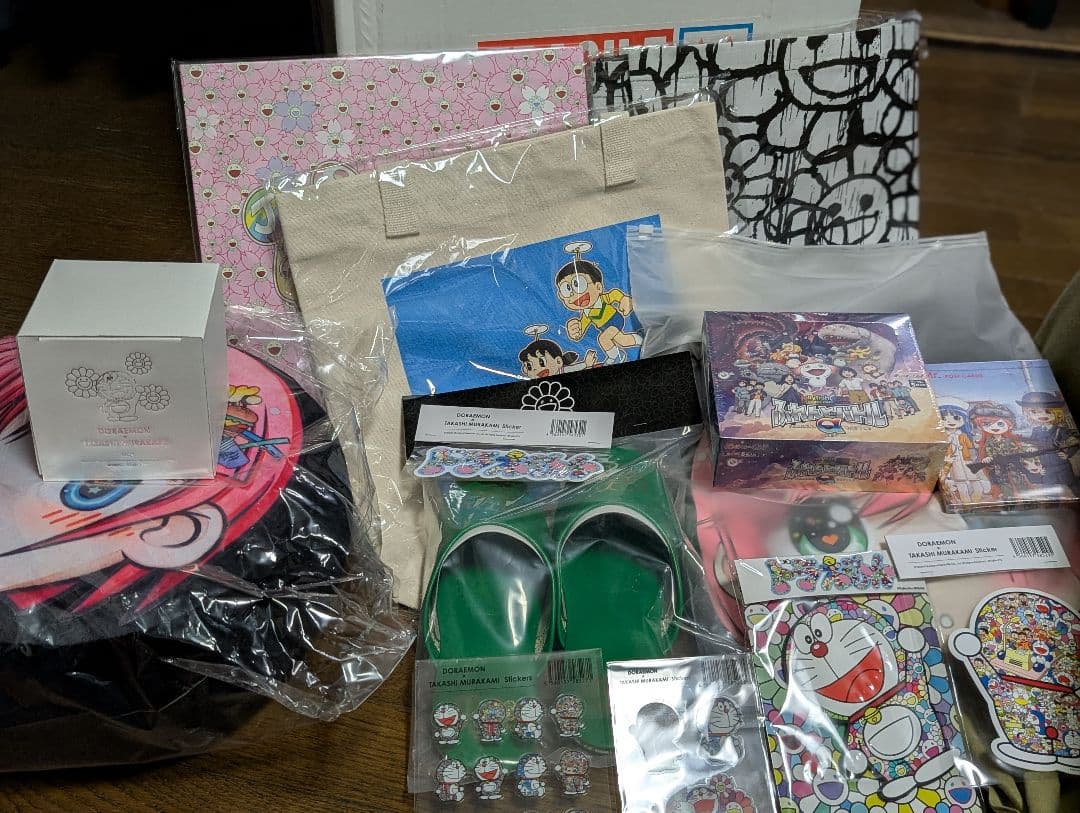 カイカイキキ ラッキーボックス 開封済 ドラえもん 村上隆 初夢！108万