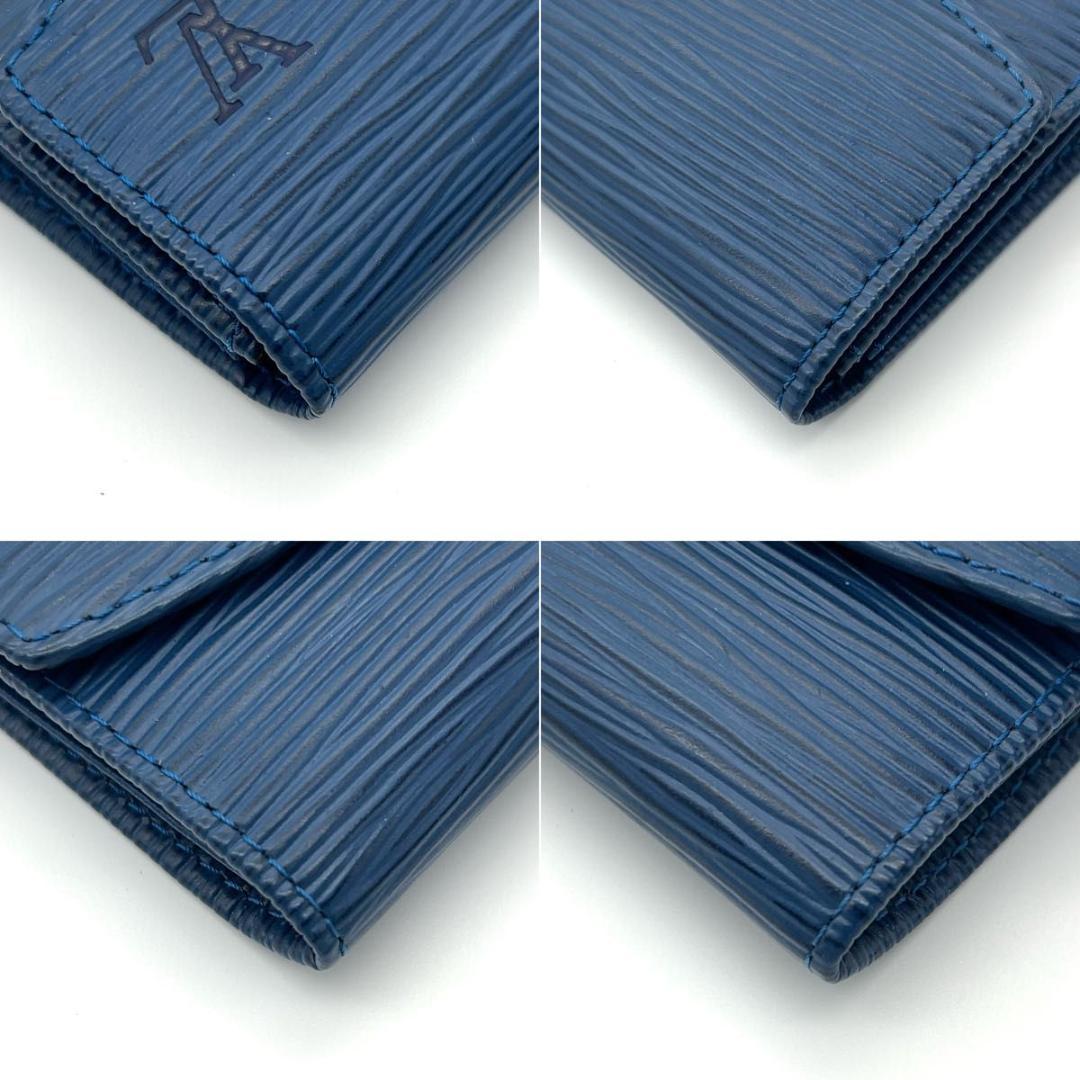 ルイヴィトン エピ ケース 小銭入れ ブルー 男女兼用