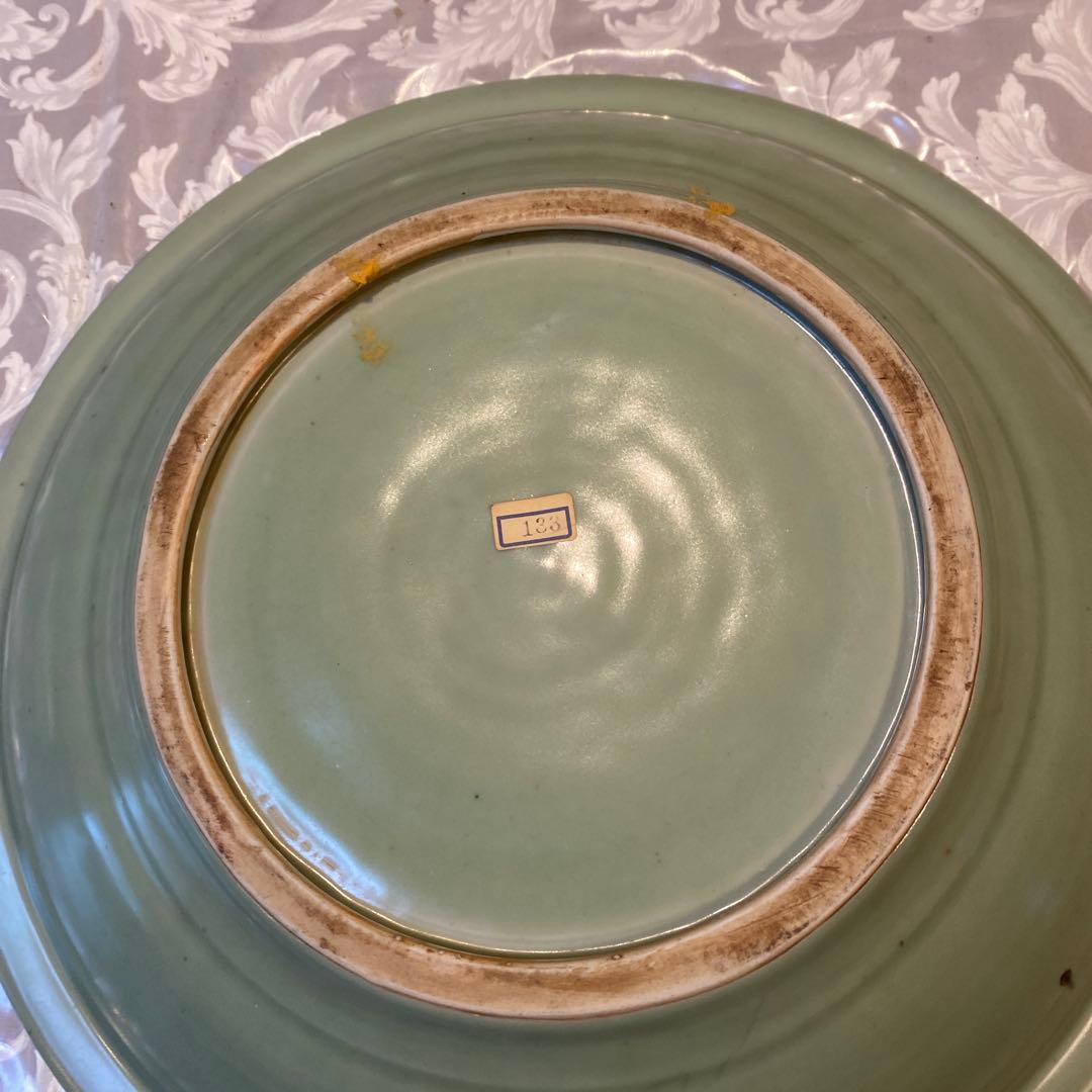 専用 中国古玩 龍泉窯 高麗青磁尺寸大皿