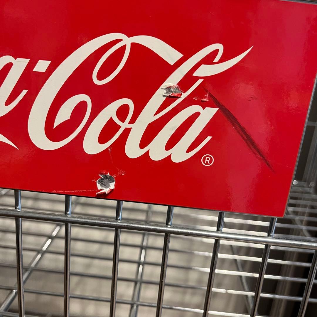 希少 コカコーラ メタルラック ワゴンラック - メルカリ