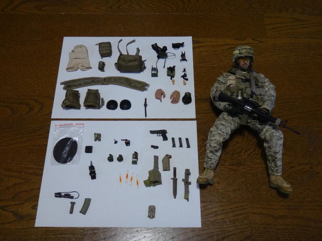 ジャンク 1/6 ミリタリーフィギュア USMC 海兵隊