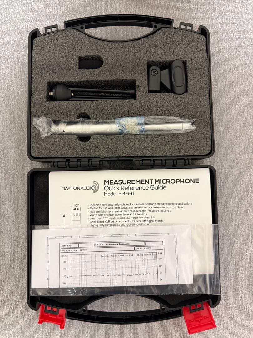 【美品】Dayton Audio EMM-6 コンデンサーマイク