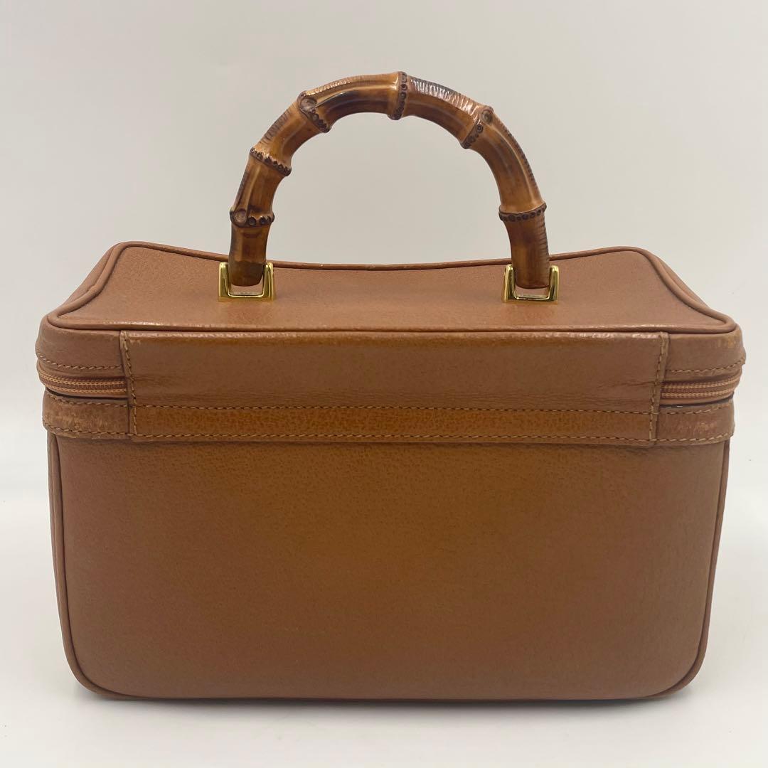 GUCCI グッチ バンブー バニティバッグ 2way ハンドバッグ ショルダー