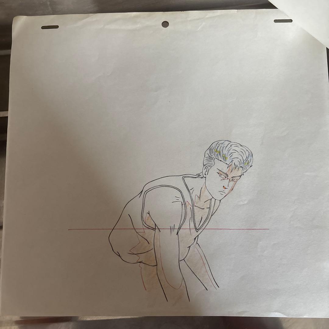 送料込【スラムダンク】桜木花道 セル画＋下絵カラー2種セット slam dunk