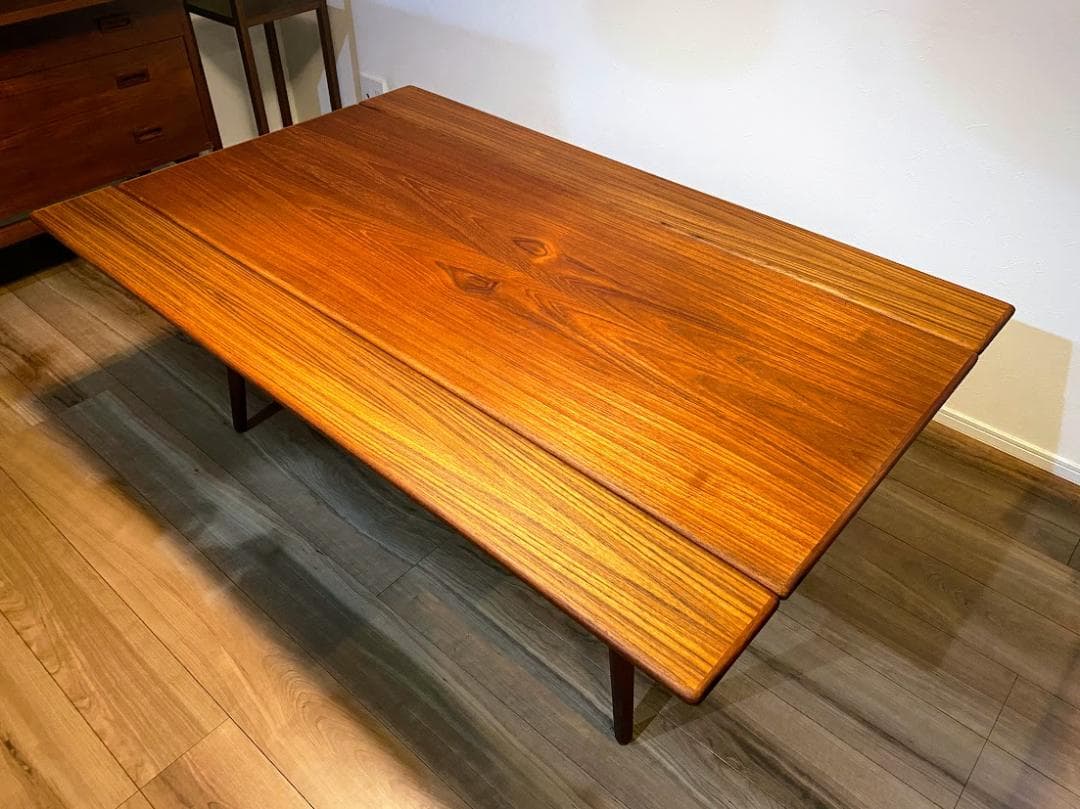 1960s デンマーク製 チーク エレベーターテーブル 仕上済