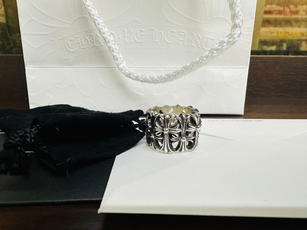 CHROME HEARTS クロムハーツ セメタリークロスリングUS 7号