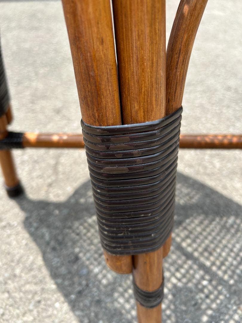 レア!! 熟練職人手作り こだわりの逸品！ツルヤ商店　籐源郷　スツール　ラタン