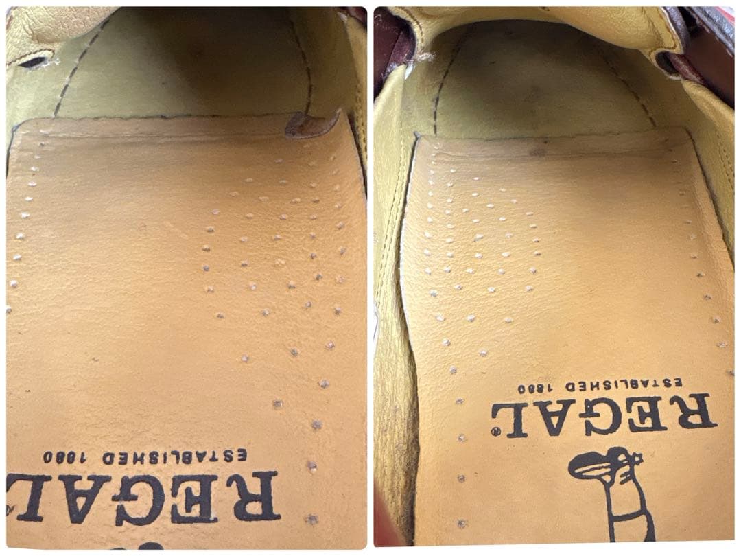 美品✨ リーガル デッキシューズ （24.5㌢） JE-38 ブラウン 3eye