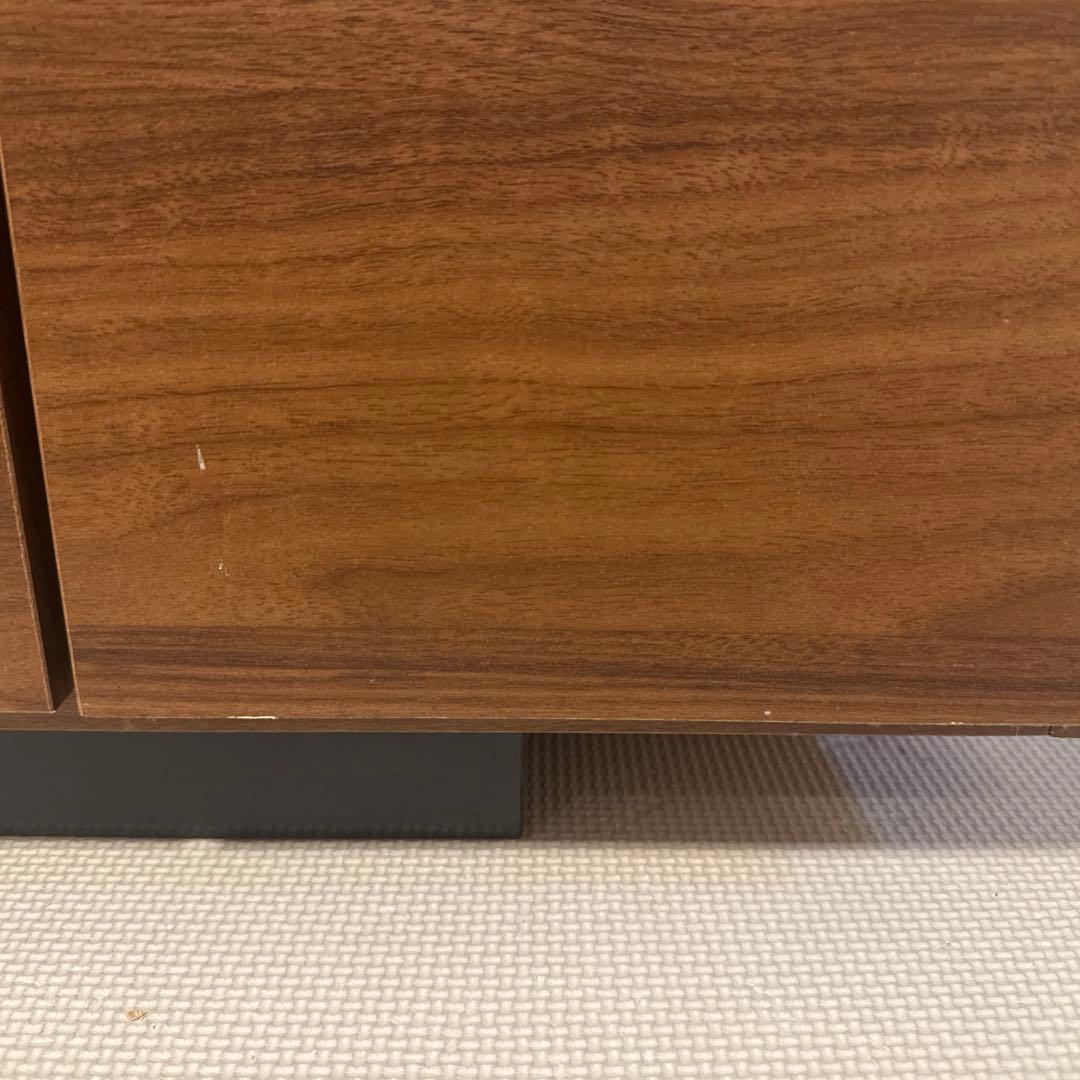 匿名配送 lowya 140cm テレビ台 ウォルナット