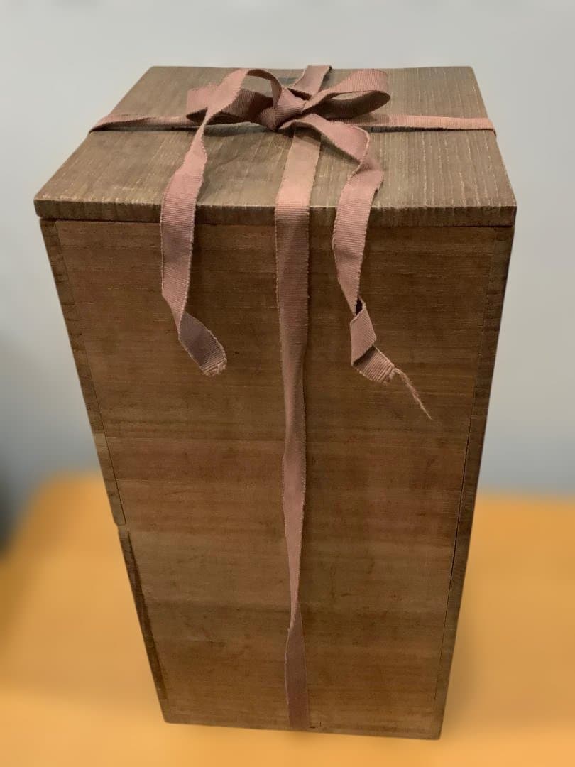 真葛香山 宮川香山 黄釉 青華 梧桐画 花瓶 共箱 - メルカリ