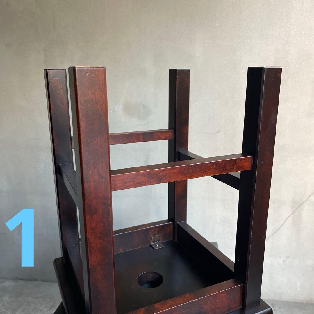 北海道民芸家具　樺材スツール　オールドヴィンテージ