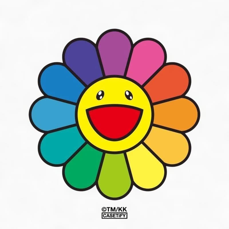 村上隆x CASETiFY フラワー ブラック iPhone 17 ケース-銀座ので買う