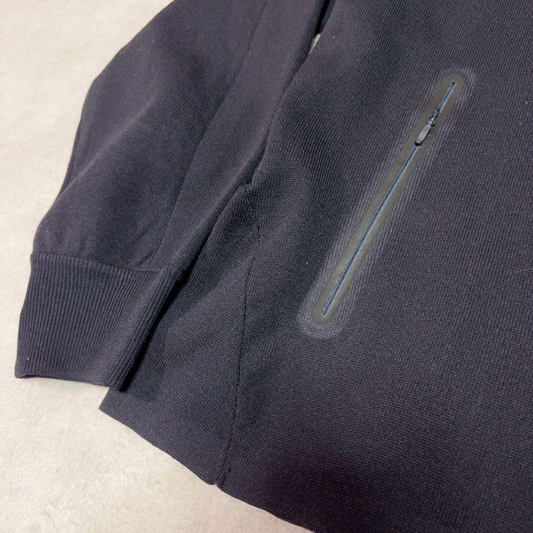 極美品　PGG パーリーゲイツ ジップパーカー ペプラム　ギャザー　ネイビー