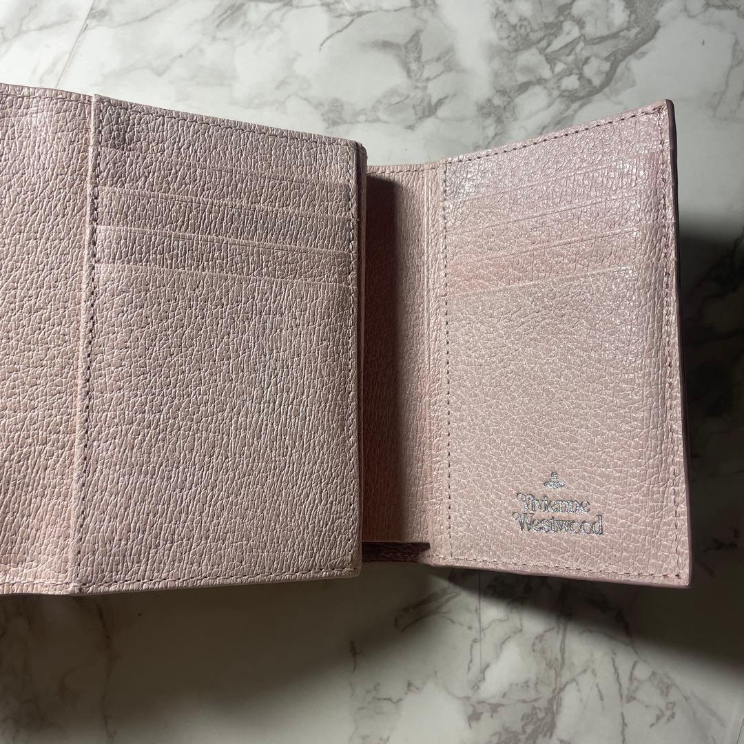 Vivienne Westwood オンライン限定　三つ折り財布 ピンク