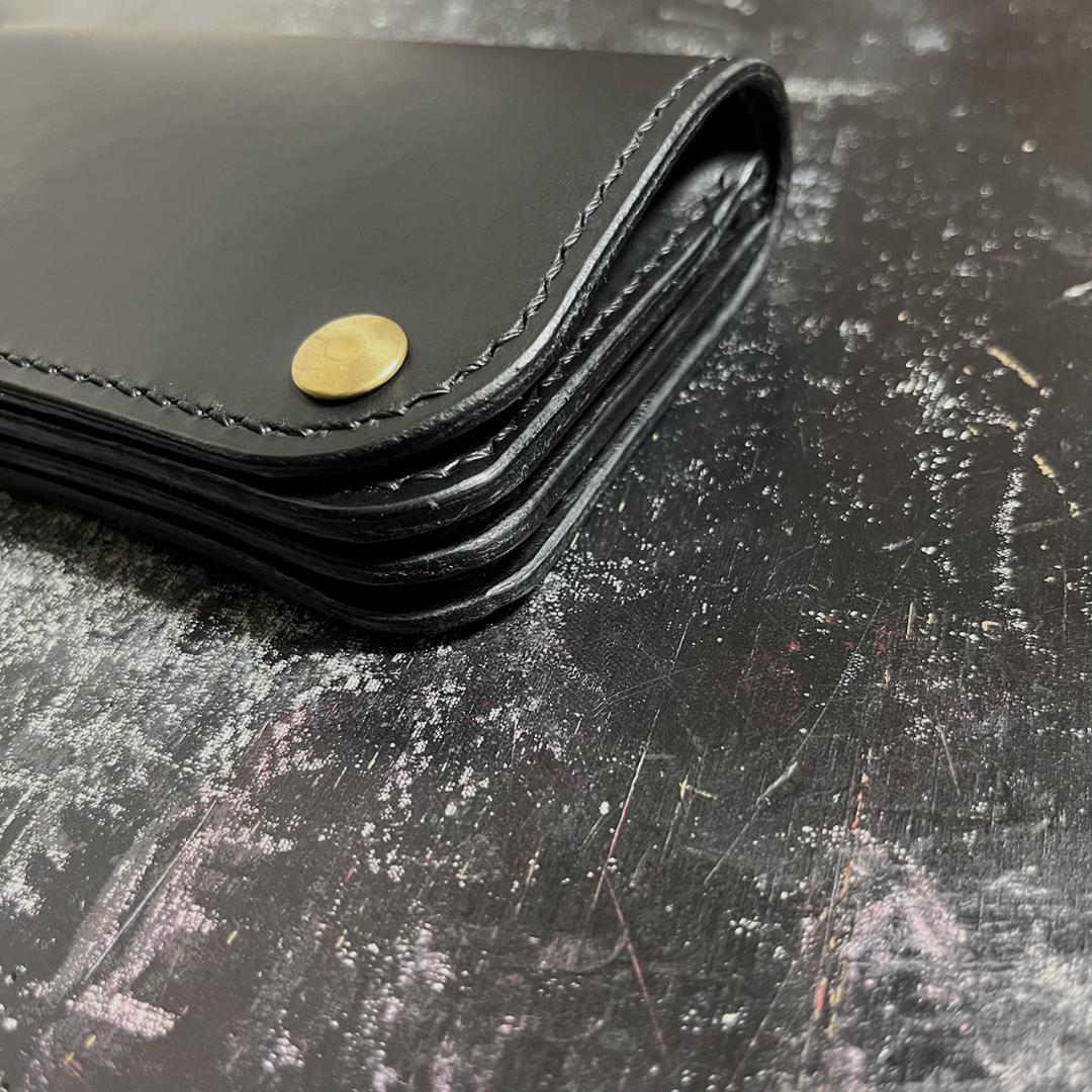 トラッカーウォレット ミドルトラッカーウォレット イタリアレザー 3層 #340