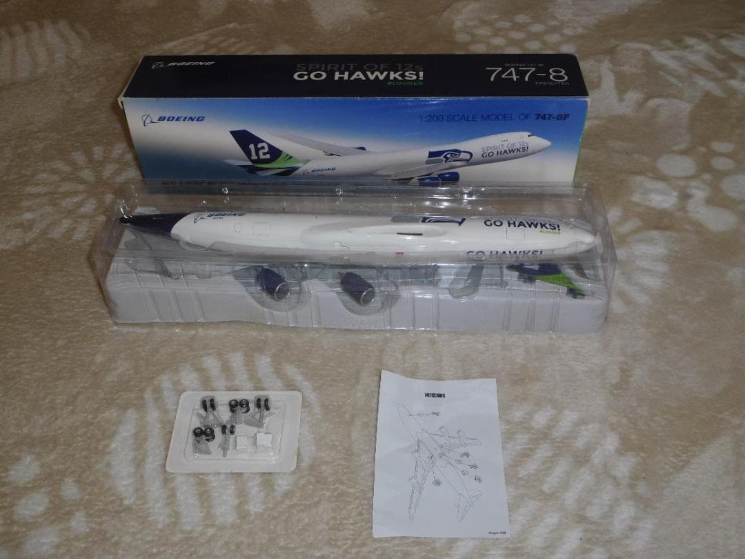 シアトルシーホークス BOEING 747-8F アメリカンフットボール NFL