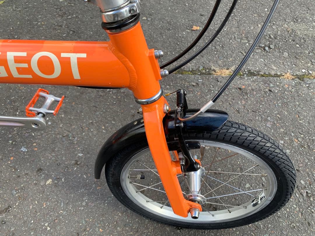 【即乘】送料無料 PEUGEOT 折り畳み自転車7速 ミニベロ 小径車16インチ