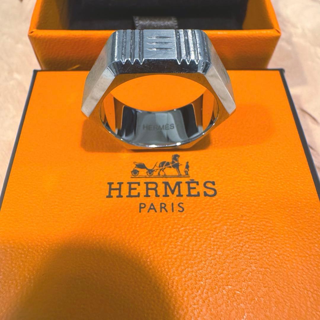 希少 HERMES Toolboxリング 60 メンズ 指輪 ツールボックス