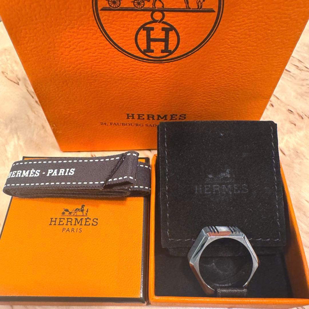 希少 HERMES Toolboxリング 60 メンズ 指輪 ツールボックス