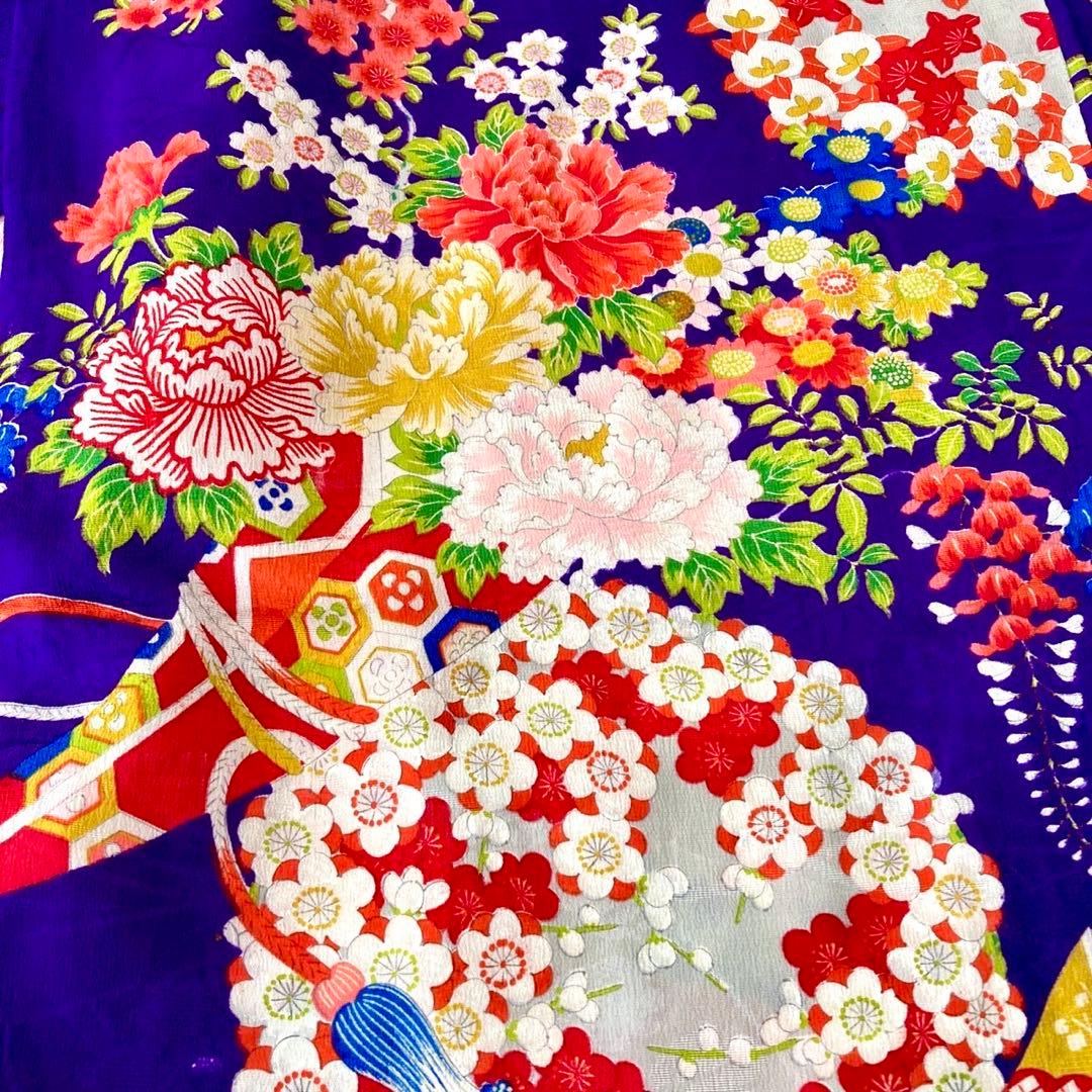 アンティーク　女の子　子供着物　NO4